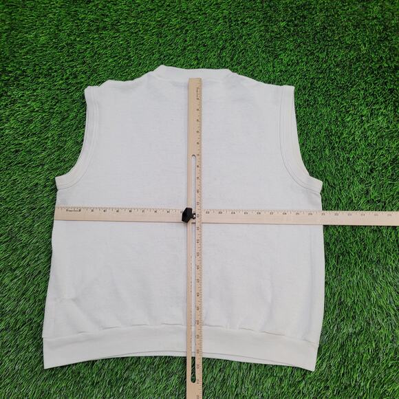 Vintage Ocean-Pacific Vest Sweatshirt Women Large 21x22 Crop - Picture 7 of 12